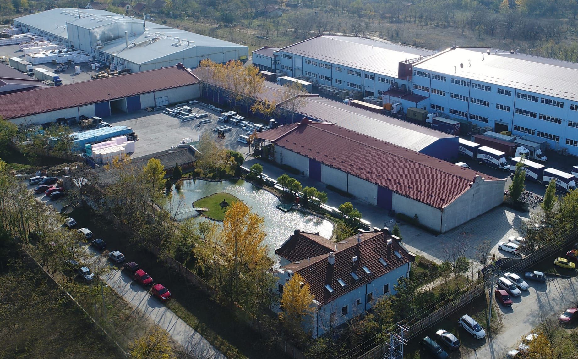 A szabadkai gyártóbázis madártávlatból